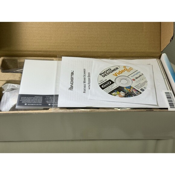 Pandigital Handheld Wi-Fi Wand Scanner S8X1103 Feeder Dock Leopard OCR Software - Picture 8 of 16